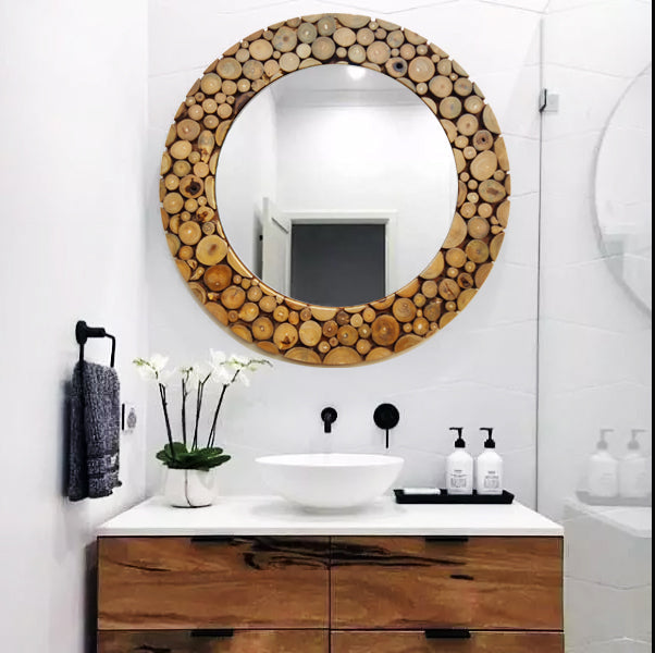 Wooden Mirror
