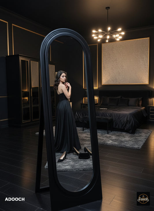 Adooch Wooden Standing Mirror