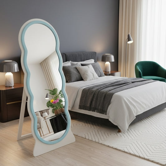 Adooch Wavy Full-Length Standing Mirror - for Bedroom, Living Room & Entryway